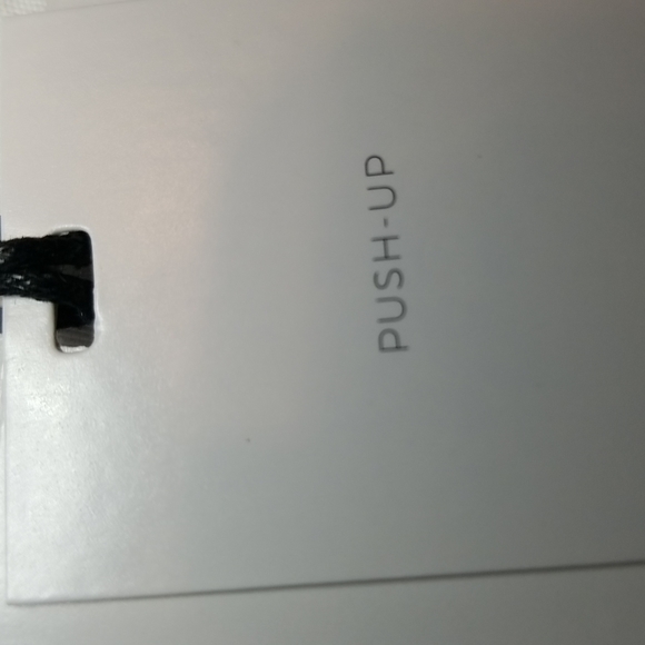 NWT RARE PUSH UP CROCHET BIKINI TOP ADJUSTABLE FRONT TIE AT NECK BIKINI … - Picture 2 of 5